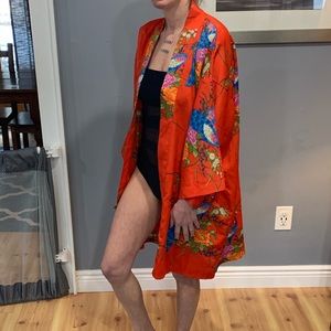 Japanese Kimono Beach Cover-up or Layer
